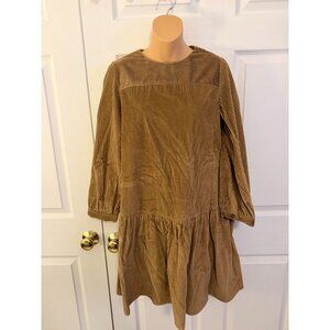 Weekend Max Mara Pancone Womens Knee Length Brown Corduroy Dress 2